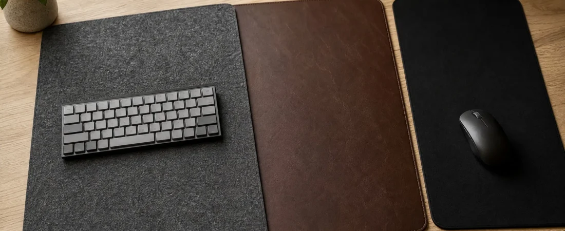 Felt, leather or cloth: which desk mat should you actually buy?