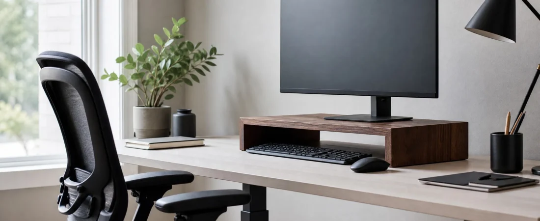 Where your monitor should sit, and when a stand is the fix