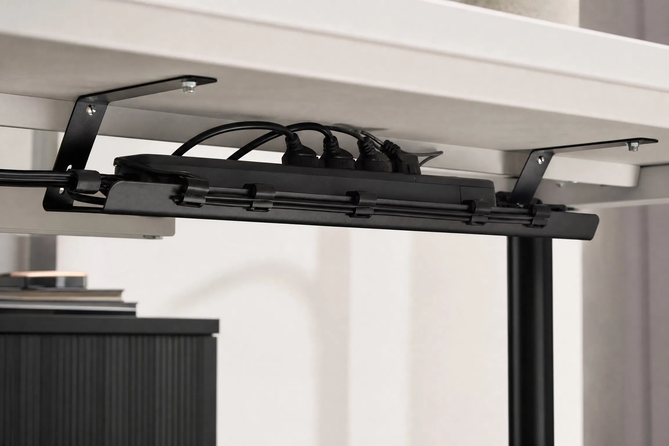 Under-desk cable management in 30 minutes